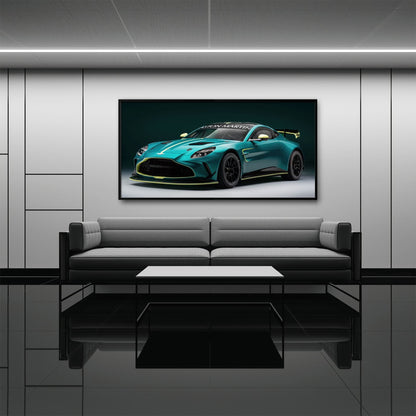 Aston Martin Wall Art – Sports Car Canvas Print - Gift For Car Lover Cars