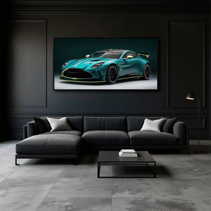 Aston Martin Wall Art – Sports Car Canvas Print - Gift For Car Lover Cars