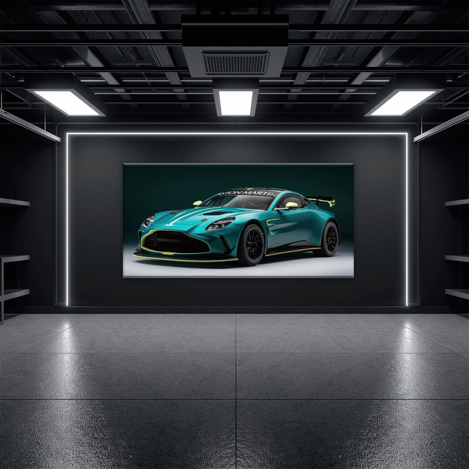 Aston Martin Wall Art – Sports Car Canvas Print - Gift For Car Lover Cars