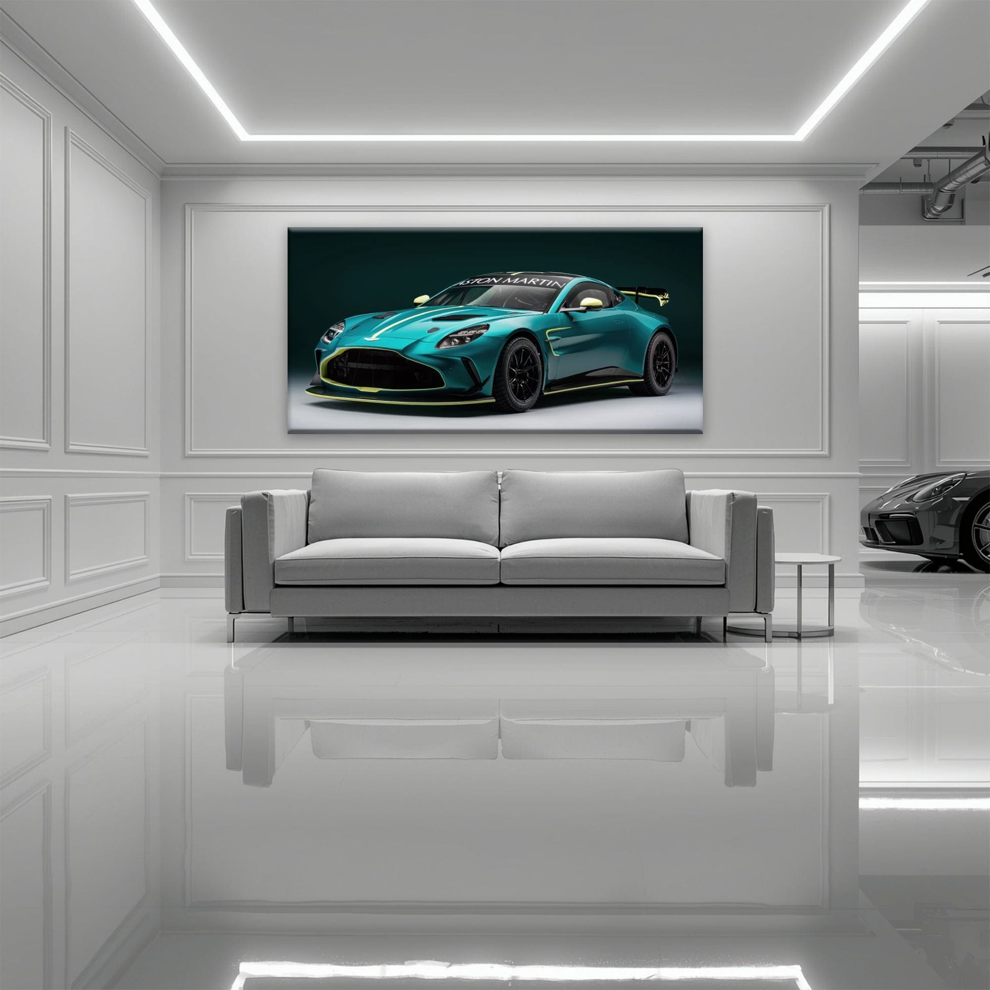 Aston Martin Wall Art – Sports Car Canvas Print - Gift For Car Lover Cars