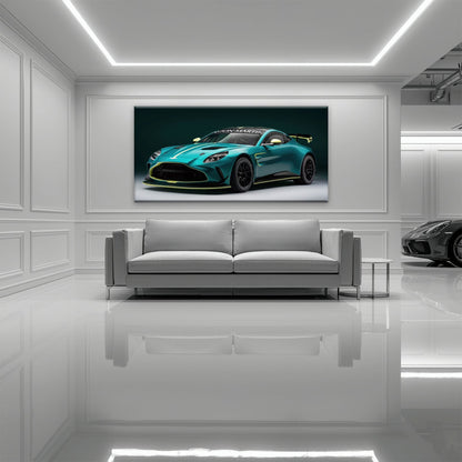 Aston Martin Wall Art – Sports Car Canvas Print - Gift For Car Lover Cars