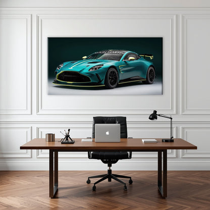 Aston Martin Wall Art – Sports Car Canvas Print - Gift For Car Lover Cars