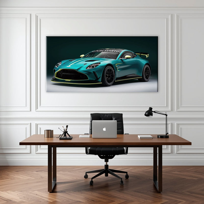 Aston Martin Wall Art – Sports Car Canvas Print - Gift For Car Lover Cars