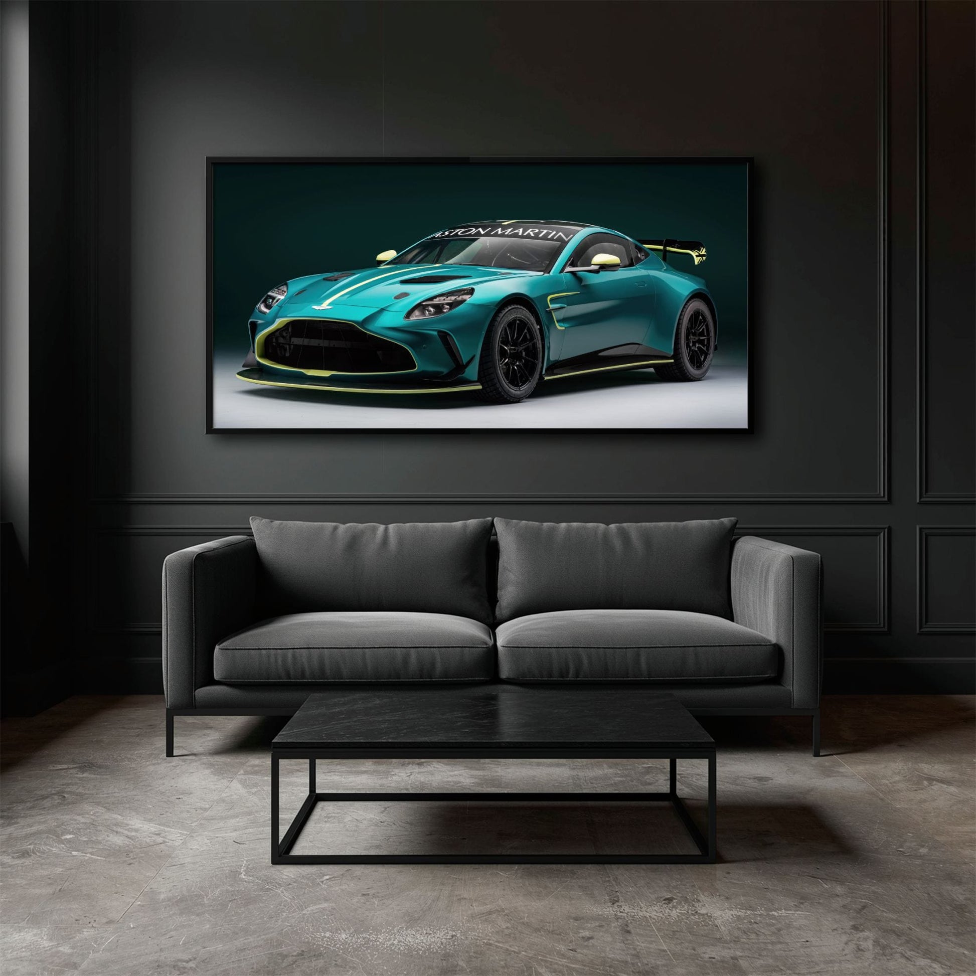Aston Martin Wall Art – Sports Car Canvas Print - Gift For Car Lover Cars