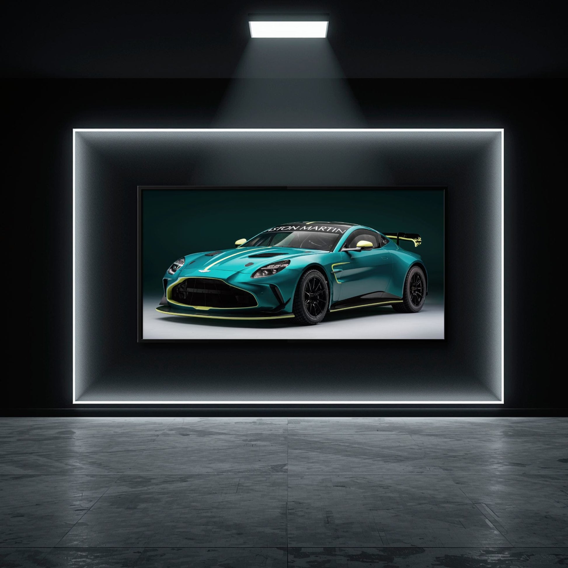Aston Martin Wall Art – Sports Car Canvas Print - Gift For Car Lover Cars
