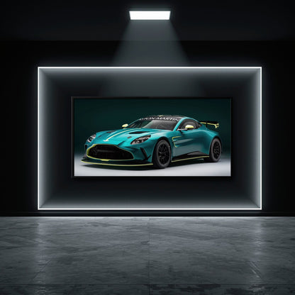 Aston Martin Wall Art – Sports Car Canvas Print - Gift For Car Lover Cars