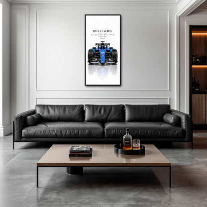 Atlassian Williams Racing FW48 Wall Art | Formula 1 Decor Cars