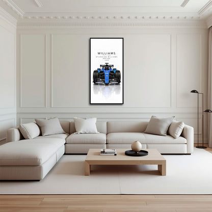 Atlassian Williams Racing FW48 Wall Art | Formula 1 Decor Cars