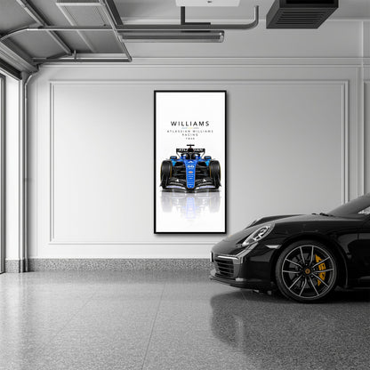 Atlassian Williams Racing FW48 Wall Art | Formula 1 Decor Cars