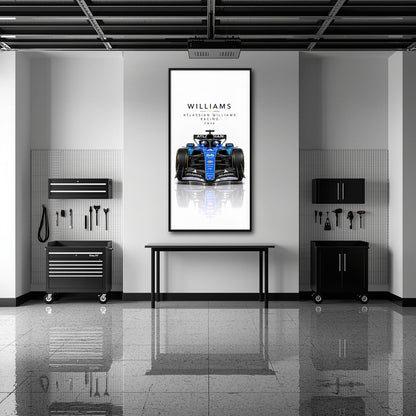 Atlassian Williams Racing FW48 Wall Art | Formula 1 Decor Cars
