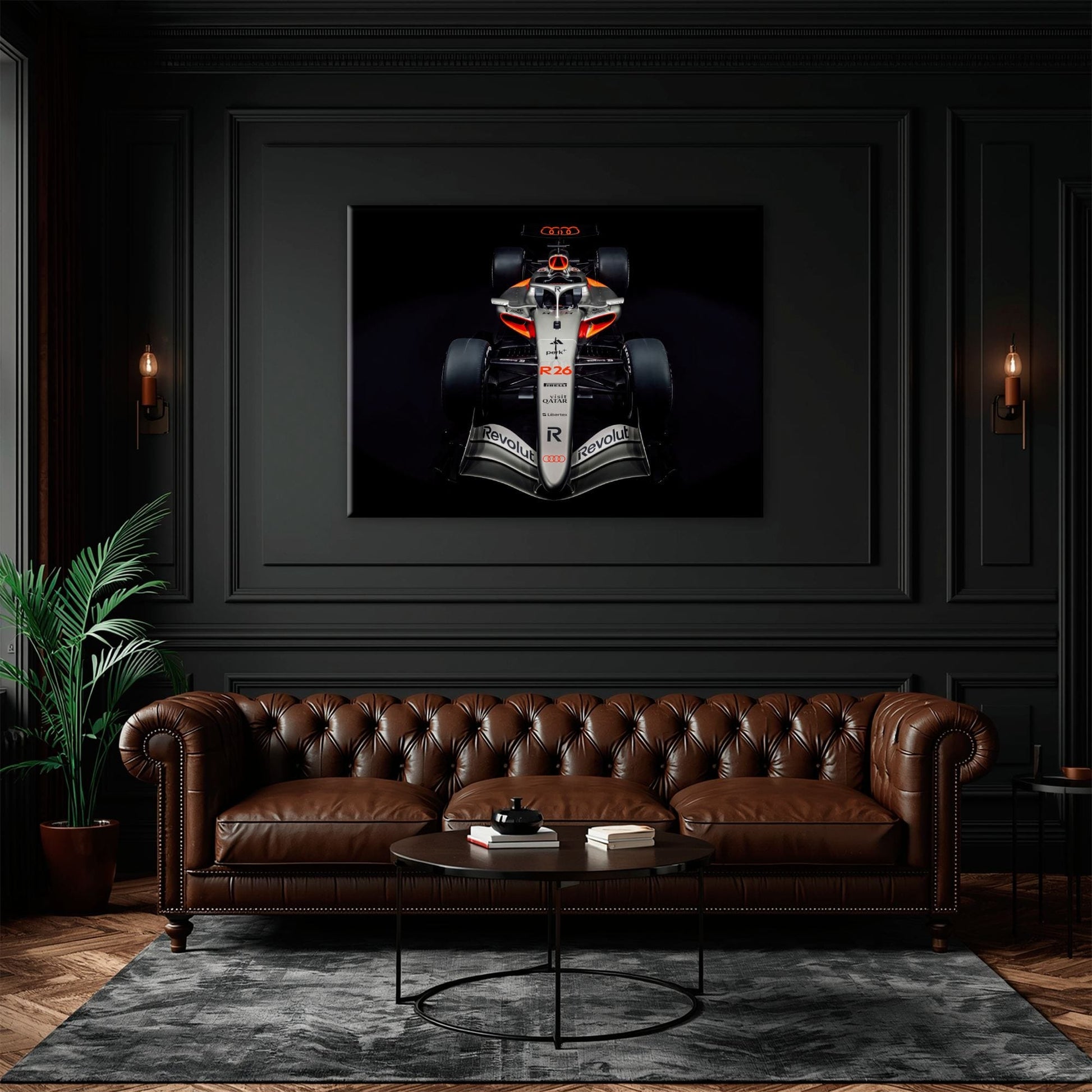 Audi F1 Wall Art – Formula 1 Motorsport Canvas Print-Racing car decor Cars