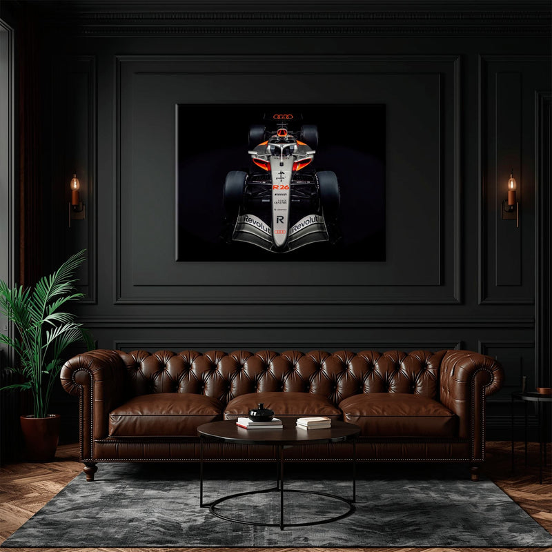 Audi F1 Wall Art – Formula 1 Motorsport Canvas Print-Racing car decor Cars