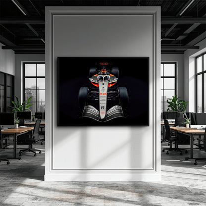 Audi F1 Wall Art – Formula 1 Motorsport Canvas Print-Racing car decor Cars