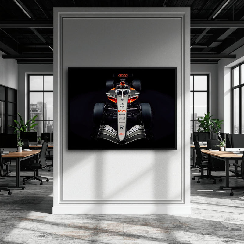 Audi F1 Wall Art – Formula 1 Motorsport Canvas Print-Racing car decor Cars