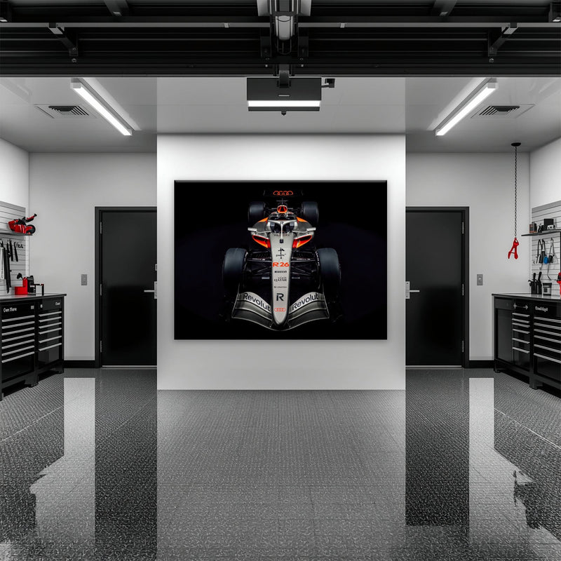 Audi F1 Wall Art – Formula 1 Motorsport Canvas Print-Racing car decor Cars