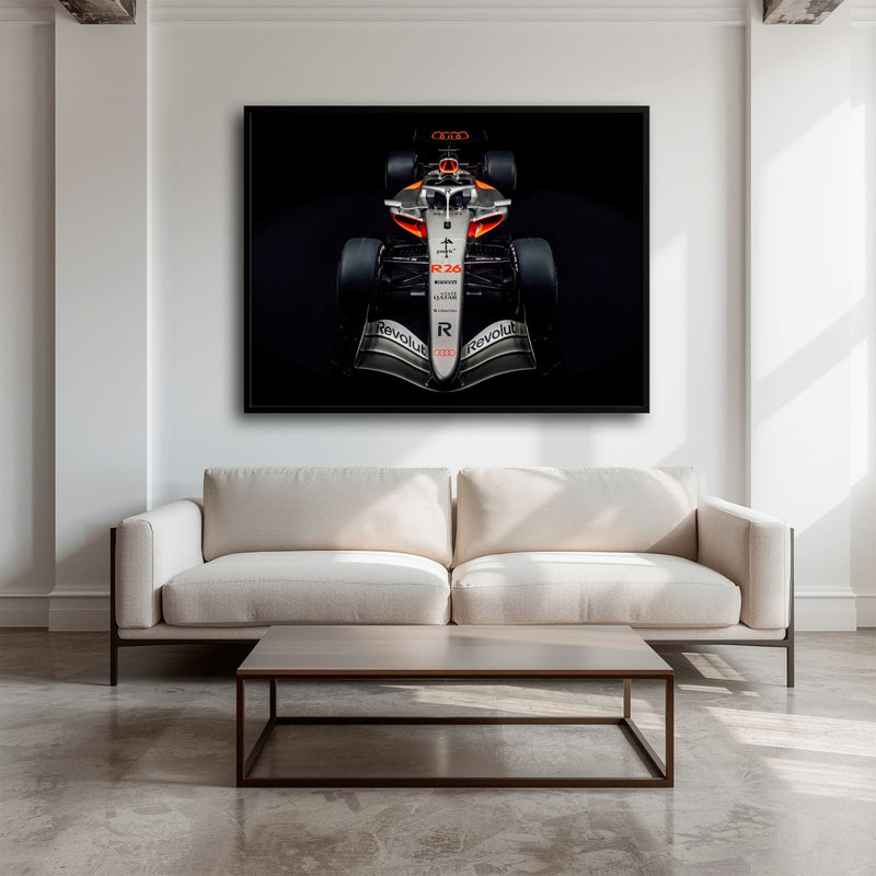 Audi F1 Wall Art – Formula 1 Motorsport Canvas Print-Racing car decor Cars