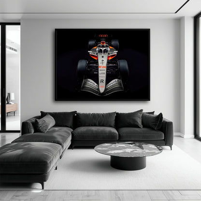 Audi F1 Wall Art – Formula 1 Motorsport Canvas Print-Racing car decor Cars