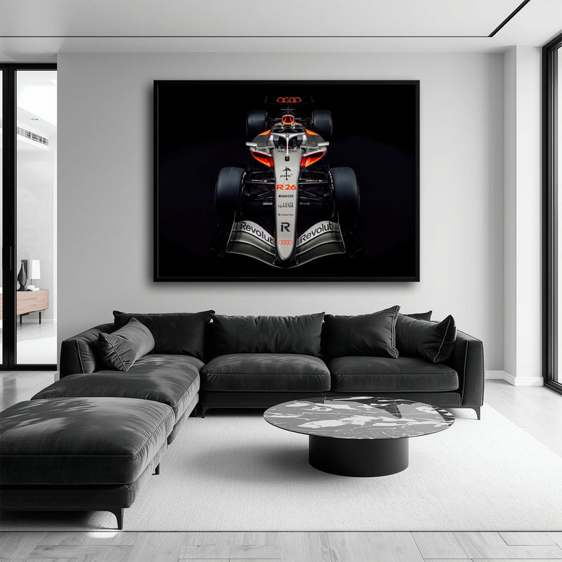 Audi F1 Wall Art – Formula 1 Motorsport Canvas Print-Racing car decor Cars