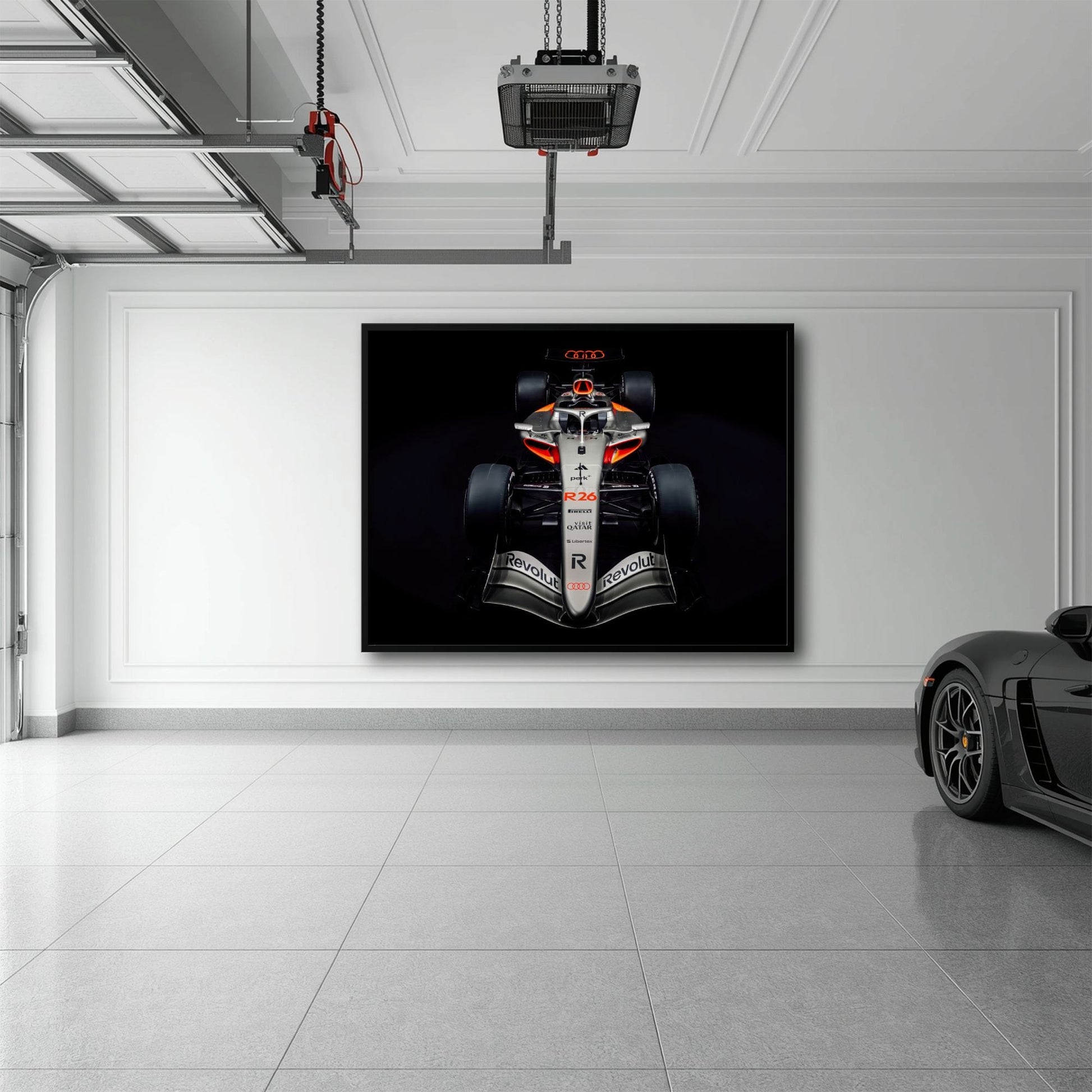 Audi F1 Wall Art – Formula 1 Motorsport Canvas Print-Racing car decor Cars