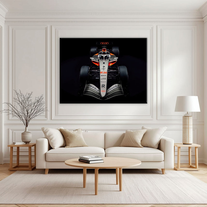 Audi F1 Wall Art – Formula 1 Motorsport Canvas Print-Racing car decor Cars