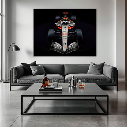 Audi F1 Wall Art – Formula 1 Motorsport Canvas Print-Racing car decor Cars