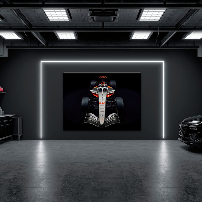 Audi F1 Wall Art – Formula 1 Motorsport Canvas Print-Racing car decor Cars