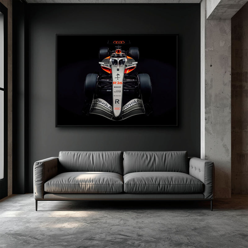 Audi F1 Wall Art – Formula 1 Motorsport Canvas Print-Racing car decor Cars