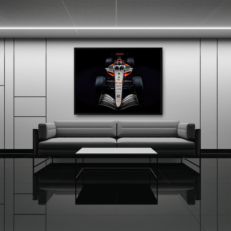 Audi F1 Wall Art – Formula 1 Motorsport Canvas Print-Racing car decor Cars