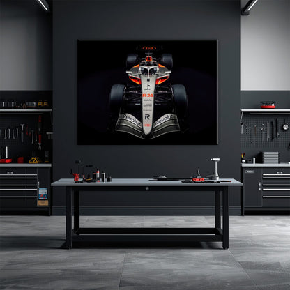 Audi F1 Wall Art – Formula 1 Motorsport Canvas Print-Racing car decor Cars
