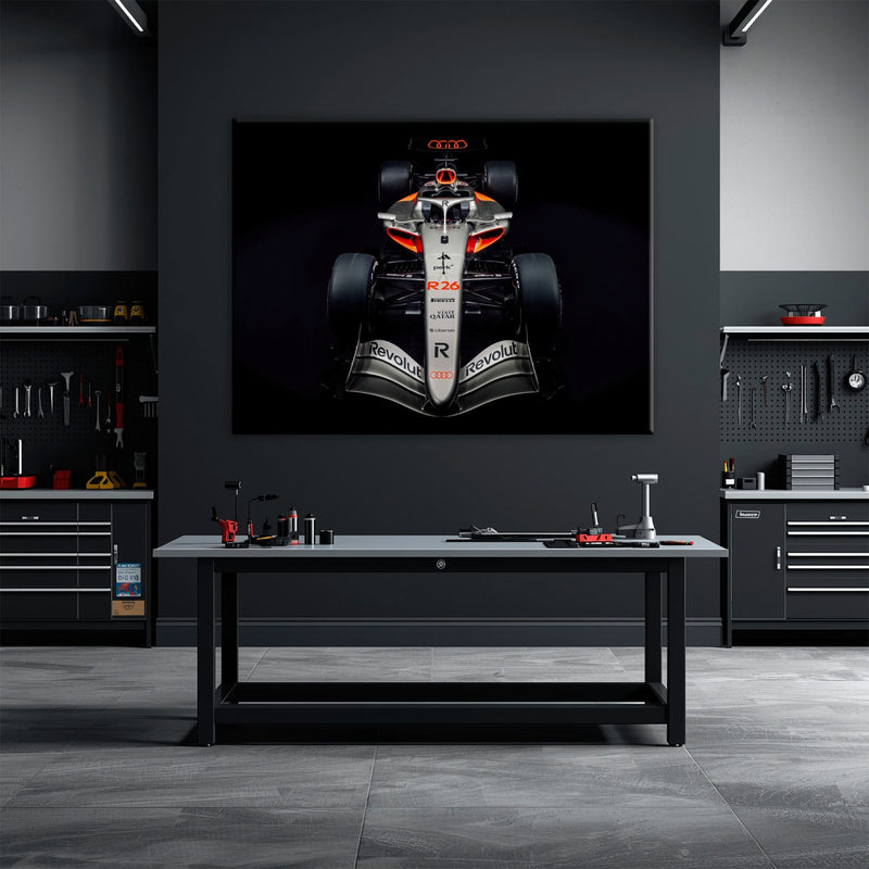 Audi F1 Wall Art – Formula 1 Motorsport Canvas Print-Racing car decor Cars