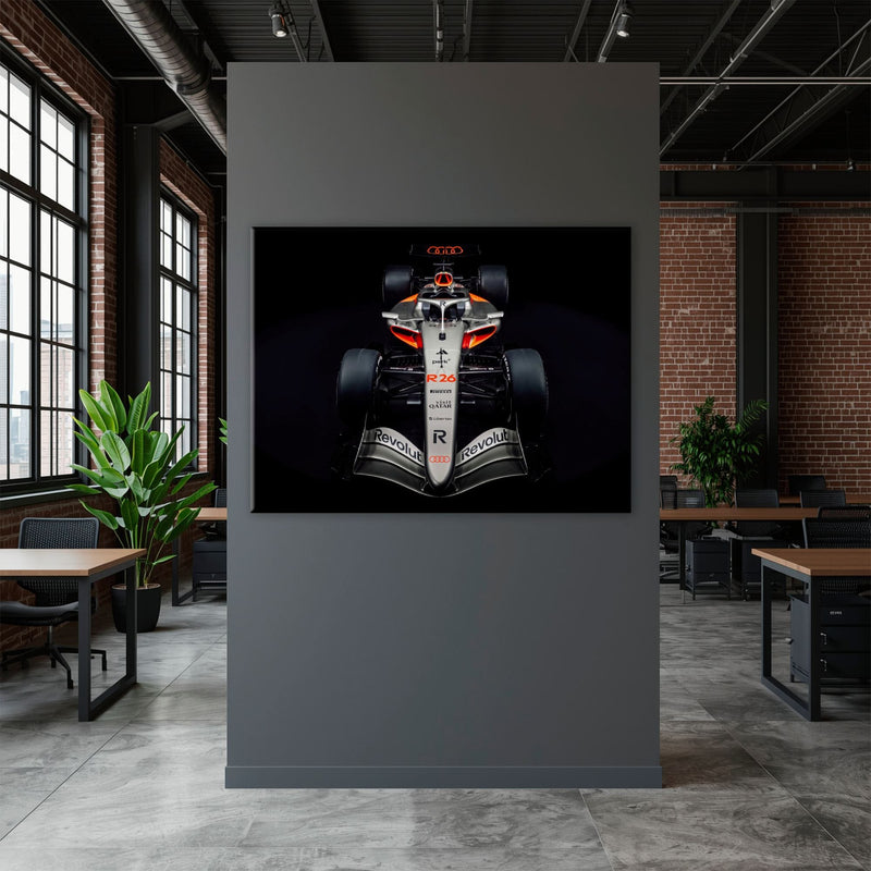 Audi F1 Wall Art – Formula 1 Motorsport Canvas Print-Racing car decor Cars