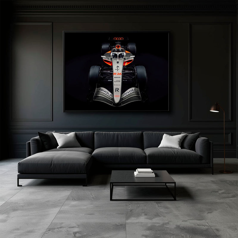 Audi F1 Wall Art – Formula 1 Motorsport Canvas Print-Racing car decor Cars