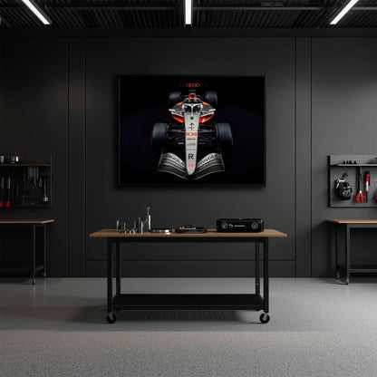 Audi F1 Wall Art – Formula 1 Motorsport Canvas Print-Racing car decor Cars