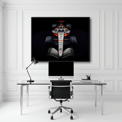 Audi F1 Wall Art – Formula 1 Motorsport Canvas Print-Racing car decor Cars