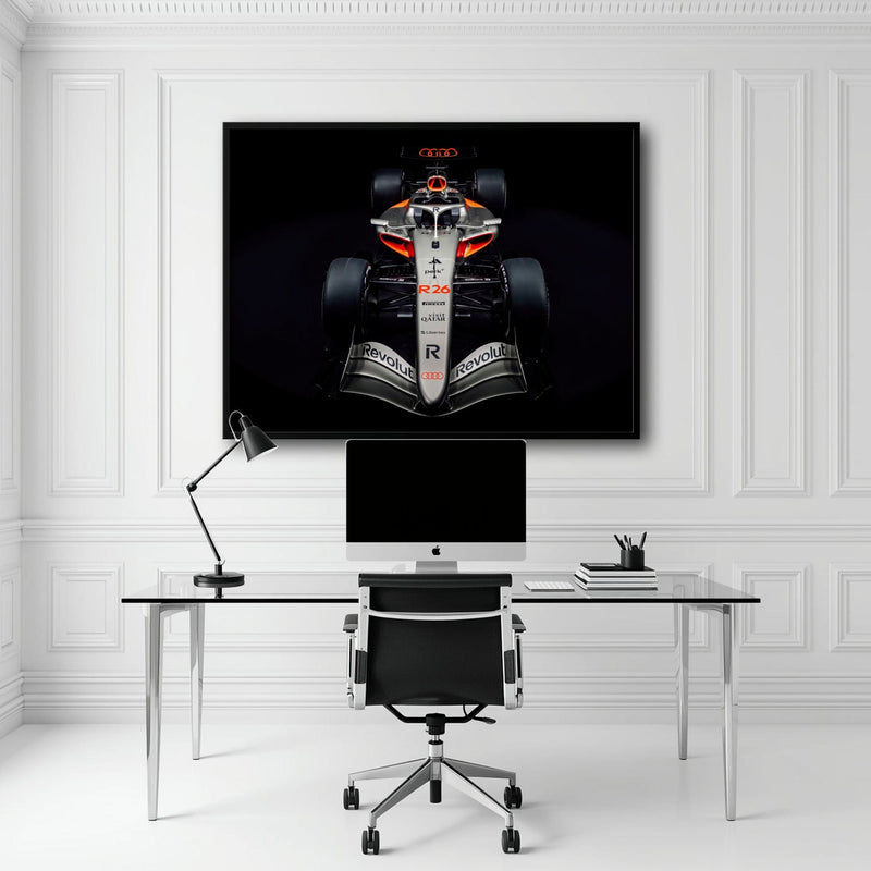 Audi F1 Wall Art – Formula 1 Motorsport Canvas Print-Racing car decor Cars