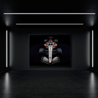 Audi F1 Wall Art – Formula 1 Motorsport Canvas Print-Racing car decor Cars