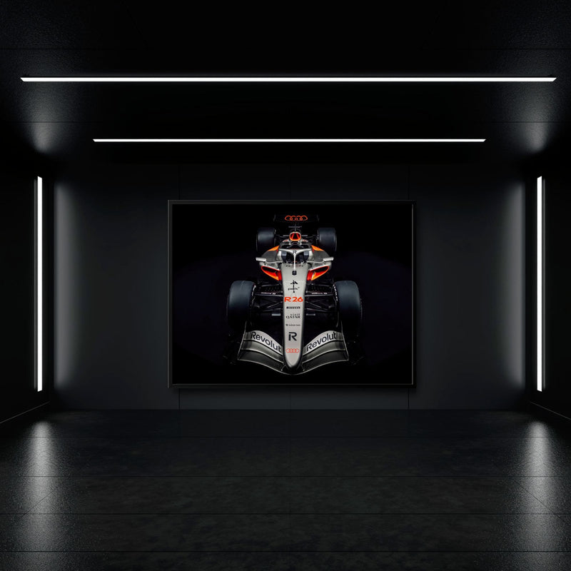 Audi F1 Wall Art – Formula 1 Motorsport Canvas Print-Racing car decor Cars
