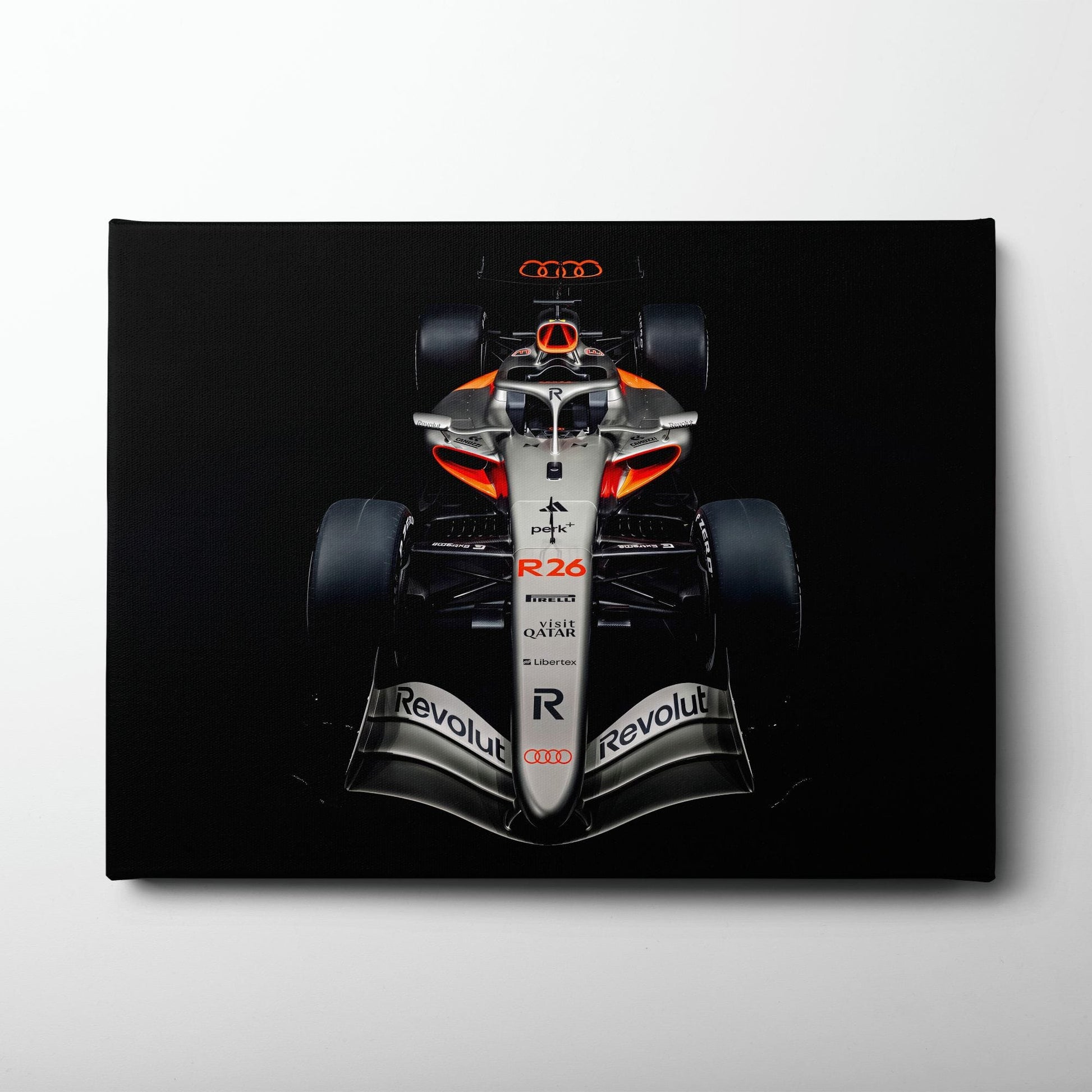Audi F1 Wall Art – Formula 1 Motorsport Canvas Print-Racing car decor Cars