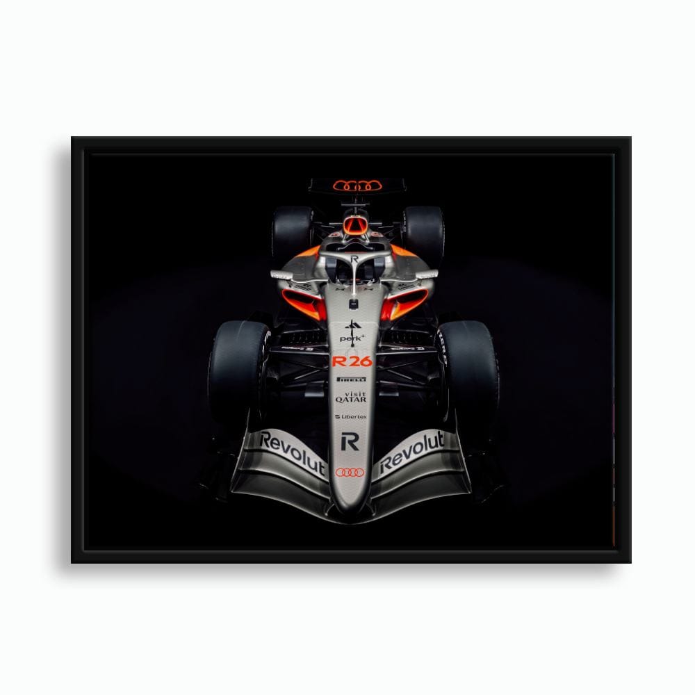 Audi F1 Wall Art – Formula 1 Motorsport Canvas Print-Racing car decor Cars