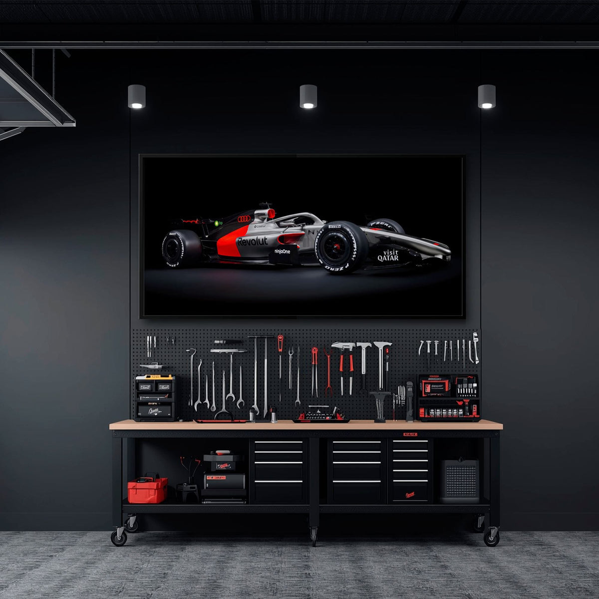 Audi Formula 1 Wall Art– Modern Motorsport Canvas Print Cars