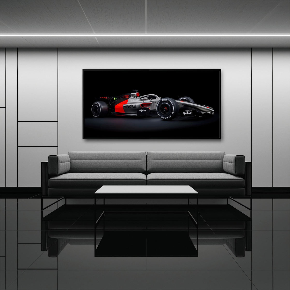 Audi Formula 1 Wall Art– Modern Motorsport Canvas Print Cars