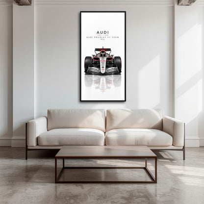 Audi Revolut F1 Team R26 Wall Art | Formula 1 Decor Cars