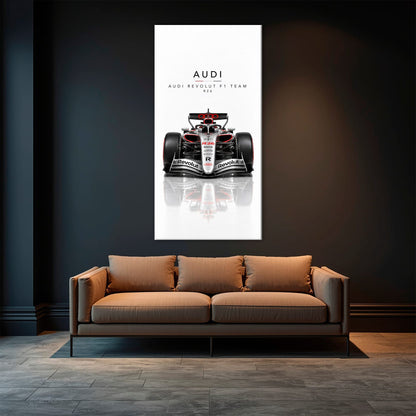 Audi Revolut F1 Team R26 Wall Art | Formula 1 Decor Cars