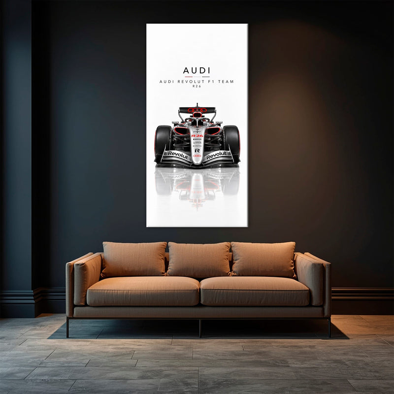 Audi Revolut F1 Team R26 Wall Art | Formula 1 Decor Cars