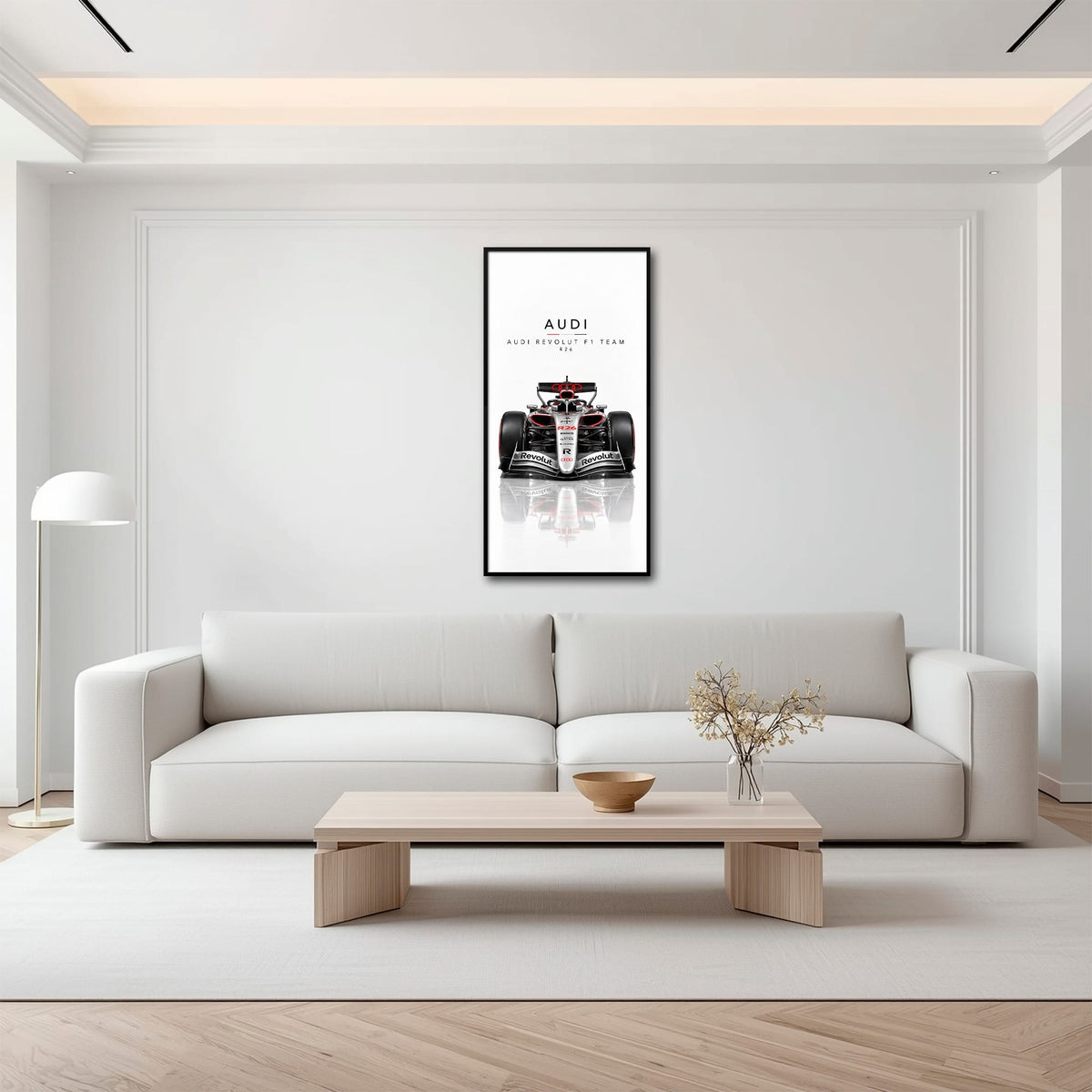 Audi Revolut F1 Team R26 Wall Art | Formula 1 Decor Cars