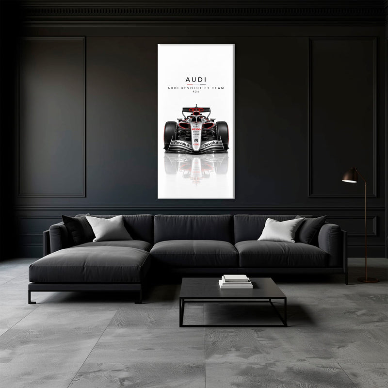 Audi Revolut F1 Team R26 Wall Art | Formula 1 Decor Cars