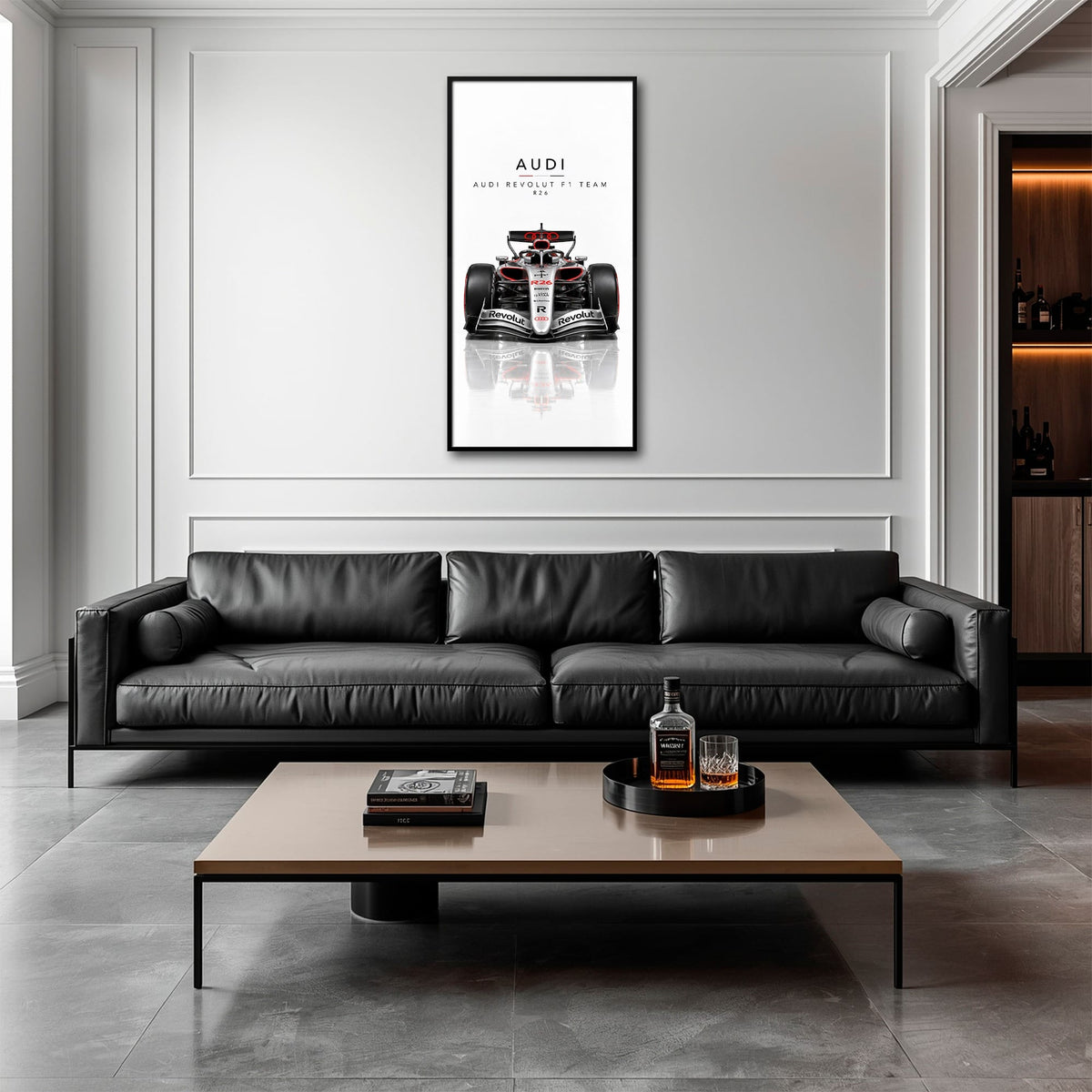 Audi Revolut F1 Team R26 Wall Art | Formula 1 Decor Cars