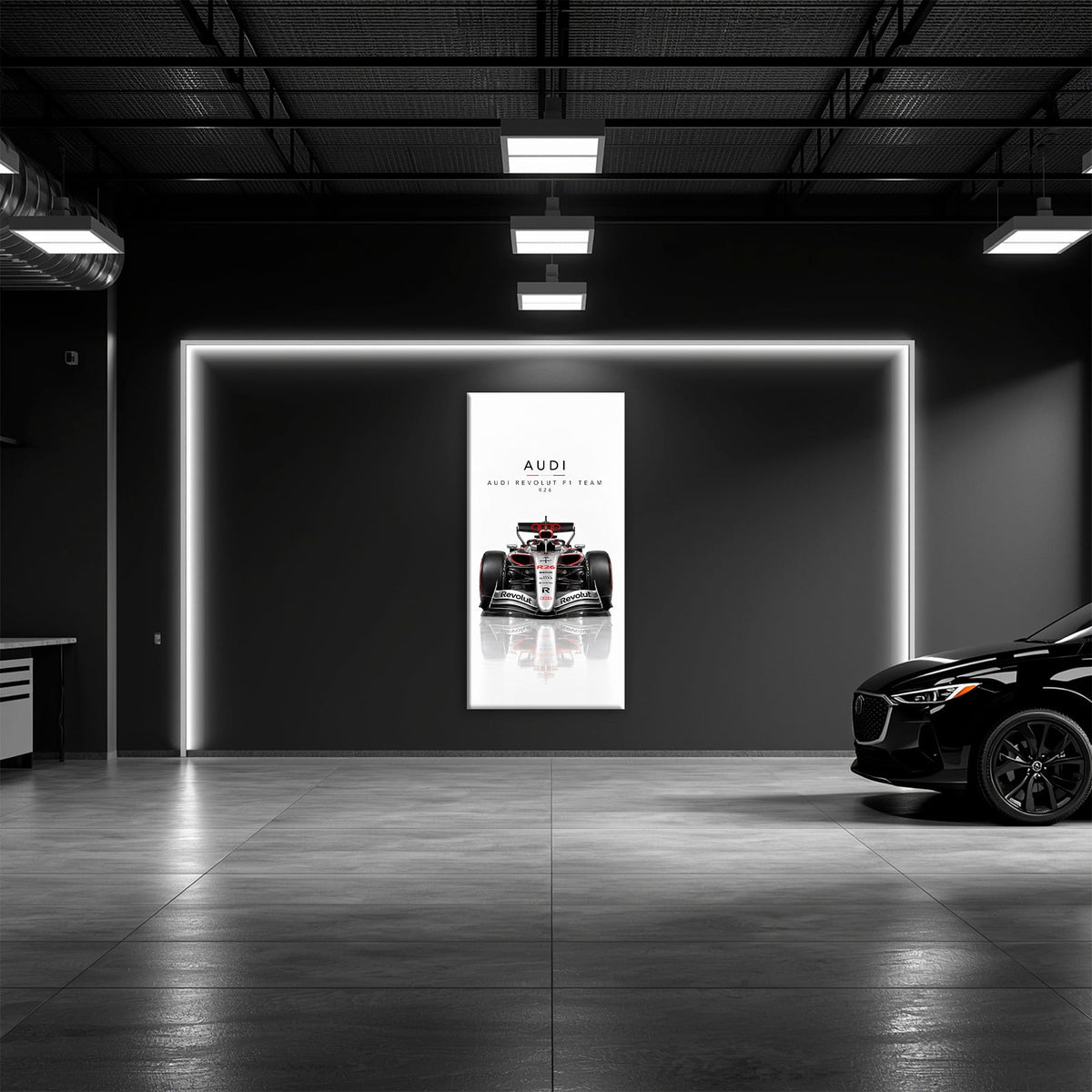 Audi Revolut F1 Team R26 Wall Art | Formula 1 Decor Cars