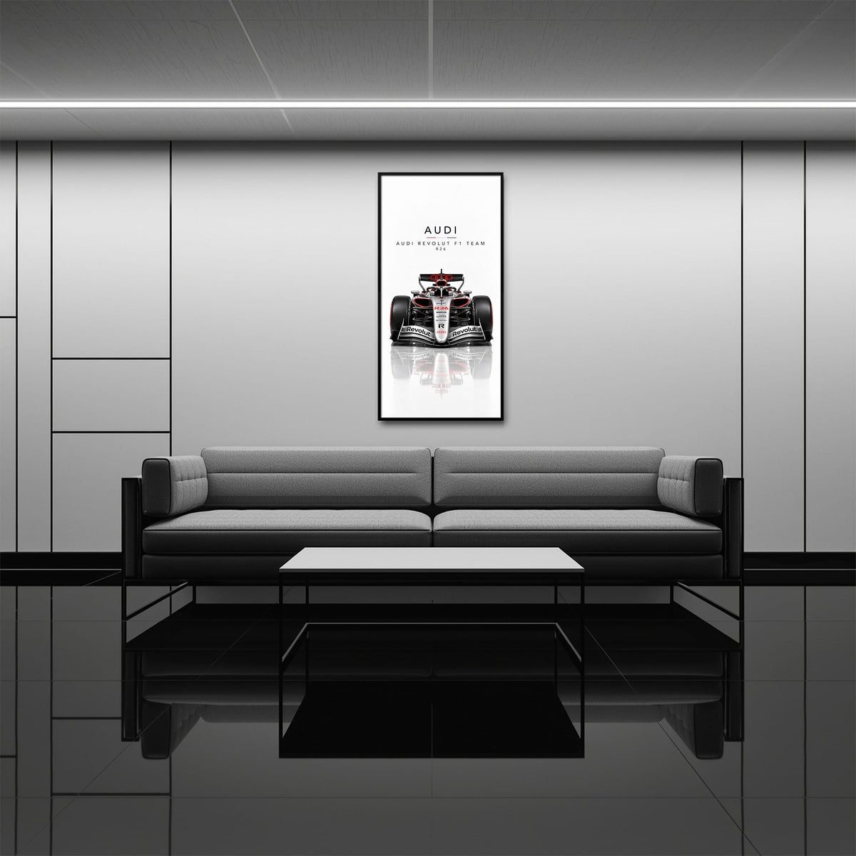 Audi Revolut F1 Team R26 Wall Art | Formula 1 Decor Cars
