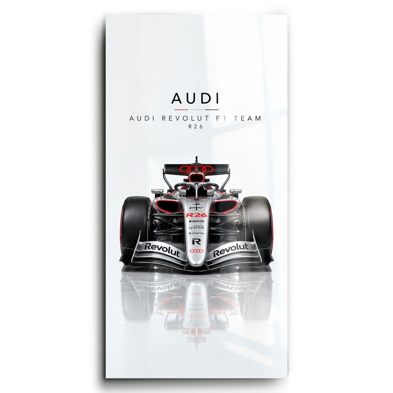 Audi Revolut F1 Team R26 Wall Art | Formula 1 Decor Cars